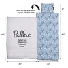 image:imageBulkie Toddler Nap Mat  Sleep Mat for Kids Daycare and Preschool  Folds Up to Carry on Back  BearsBunnies