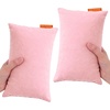 image:imagePipsqueak Microfiber Pillow  Small Mini Tiny  11 x 7 in  Perfect for Travel Cars Airplanes Camping Dogs Toddlers Kids Lumbar Knees and Neck  Ages 2 Yrs and UpPink