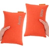 image:imagePipsqueak Microfiber Pillow  Small Mini Tiny  11 x 7 in  Perfect for Travel Cars Airplanes Camping Dogs Toddlers Kids Lumbar Knees and Neck  Ages 2 Yrs and UpOrange