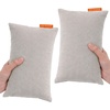 image:imagePipsqueak Microfiber Pillow  Small Mini Tiny  11 x 7 in  Perfect for Travel Cars Airplanes Camping Dogs Toddlers Kids Lumbar Knees and Neck  Ages 2 Yrs and UpGray