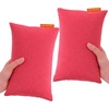 image:imagePipsqueak Microfiber Pillow  Small Mini Tiny  11 x 7 in  Perfect for Travel Cars Airplanes Camping Dogs Toddlers Kids Lumbar Knees and Neck  Ages 2 Yrs and UpRed