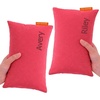 image:imagePipsqueak Microfiber Pillow  Small Mini Tiny  11 x 7 in  Perfect for Travel Cars Airplanes Camping Dogs Toddlers Kids Lumbar Knees and Neck  Ages 2 Yrs and UpRed