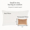 image:imagePipsqueak Microfiber Pillow  Small Mini Tiny  11 x 7 in  Perfect for Travel Cars Airplanes Camping Dogs Toddlers Kids Lumbar Knees and Neck  Ages 2 Yrs and UpKhaki