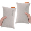 image:imagePipsqueak Microfiber Pillow  Small Mini Tiny  11 x 7 in  Perfect for Travel Cars Airplanes Camping Dogs Toddlers Kids Lumbar Knees and Neck  Ages 2 Yrs and UpGray