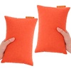image:imagePipsqueak Microfiber Pillow  Small Mini Tiny  11 x 7 in  Perfect for Travel Cars Airplanes Camping Dogs Toddlers Kids Lumbar Knees and Neck  Ages 2 Yrs and UpOrange