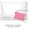 image:imagePipsqueak Pillow  Small Mini Tiny  11 x 7 in  Perfect for Travel Cars Airplanes Camping Dogs Toddlers Kids Lumbar Knees and Neck  Ages 2 Yrs and UpPink