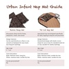 image:imageTot Cot Kids Nap Mat  Toddler Preschool Daycare Bedding Cover  Quilted Sheet with Attached Blanket Pillow Elastic Bands 25 yrs 52 x 22 MachineWashable PersonalizedDinosaurs