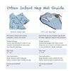image:imageTot Cot Kids Nap Mat  Toddler Preschool Daycare Bedding Cover  Quilted Sheet with Attached Blanket Pillow Elastic Bands 25 yrs 52 x 22 MachineWashable PersonalizedPoppies
