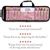 image:imageUrban Infant Kids Crayon Travel Case Carrier  Comes With Set of 10 NonToxic Crayons and Draw Booklet  Toddler Activity  Easy WalletStyle Close and Clipping Handles  BalloonsLlamas