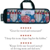 image:imageUrban Infant Kids Crayon Travel Case Carrier  Comes With Set of 10 NonToxic Crayons and Draw Booklet  Toddler Activity  Easy WalletStyle Close and Clipping Handles  BalloonsBalloons