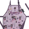image:imageUrban Infant Little Helper Cooking Apron for Toddlers Kids Children  Adjustable Apron Great Gift for Boys Girls and Grandchildren for Cooking Baking Art and Gardening PersonalizedViolet