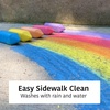 image:imageUrban Infant NonToxic Washable Sidewalk Chalk for Toddlers and Kids  NonRoll Design Outdoor 5 Jumbo Sticks Giftable and Vibrant Color Sets Reusable PouchRainbow