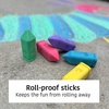 image:imageUrban Infant NonToxic Washable Sidewalk Chalk for Toddlers and Kids  NonRoll Design Outdoor 5 Jumbo Sticks Giftable and Vibrant Color Sets Reusable PouchCaterpillar