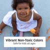image:imageUrban Infant NonToxic Washable Sidewalk Chalk for Toddlers and Kids  NonRoll Design Outdoor 5 Jumbo Sticks Giftable and Vibrant Color Sets Reusable PouchOriginal