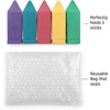 image:imageUrban Infant NonToxic Washable Sidewalk Chalk for Toddlers and Kids  NonRoll Design Outdoor 5 Jumbo Sticks Giftable and Vibrant Color Sets Reusable PouchCaterpillar