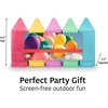 image:imageUrban Infant NonToxic Washable Sidewalk Chalk for Toddlers and Kids  NonRoll Design Outdoor 5 Jumbo Sticks Giftable and Vibrant Color Sets Reusable PouchBirthday