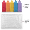 image:imageUrban Infant NonToxic Washable Sidewalk Chalk for Toddlers and Kids  NonRoll Design Outdoor 5 Jumbo Sticks Giftable and Vibrant Color Sets Reusable PouchRainbow