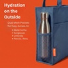 image:imageUrban Infant Pipsqueak ZipTop Travel Tote Lightweight Commuter Work Bag CarryOn Day Bag 13x11x5 inBlue