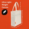 image:imageUrban Infant Pipsqueak ZipTop Travel Tote Lightweight Commuter Work Bag CarryOn Day Bag 13x11x5 inCream
