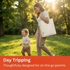 image:imageUrban Infant Pipsqueak ZipTop Travel Tote Lightweight Commuter Work Bag CarryOn Day Bag 13x11x5 inGray