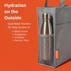 image:imageUrban Infant Pipsqueak ZipTop Travel Tote Lightweight Commuter Work Bag CarryOn Day Bag 13x11x5 inGray