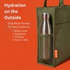 image:imageUrban Infant Pipsqueak ZipTop Travel Tote Lightweight Commuter Work Bag CarryOn Day Bag 13x11x5 inOlive