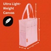 image:imageUrban Infant Pipsqueak ZipTop Travel Tote Lightweight Commuter Work Bag CarryOn Day Bag 13x11x5 inPink