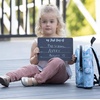 image:imageUrban Infant Toddler Sized My First Day of School Reusable Chalkboard Sign  10 x 7