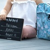 image:imageUrban Infant Toddler Sized My First Day of School Reusable Chalkboard Sign  10 x 7