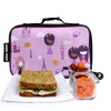 image:imageUrban Infant Yummie Kids Lunch Box Insulated Bag  Toddler Boys and Girls  Perfect for Daycare Preschool Travel Snacks  Allergy Alert Cards  Fits Bento Boxes  BalloonsViolet