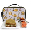 image:imageUrban Infant Yummie Kids Lunch Box Insulated Bag  Toddler Boys and Girls  Perfect for Daycare Preschool Travel Snacks  Allergy Alert Cards  Fits Bento Boxes  BalloonsSubmarines