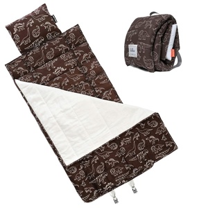 image:imageBulkie Toddler Nap Mat  Sleep Mat for Kids Daycare and Preschool  Folds Up to Carry on Back  BearsDinosaurs