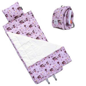 image:imageBulkie Toddler Nap Mat  Sleep Mat for Kids Daycare and Preschool  Folds Up to Carry on Back  BearsViolet