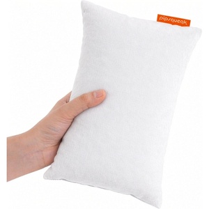 image:imagePipsqueak Microfiber Pillow  Small Mini Tiny  11 x 7 in  Perfect for Travel Cars Airplanes Camping Dogs Toddlers Kids Lumbar Knees and Neck  Ages 2 Yrs and UpWhite