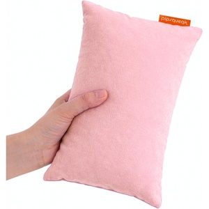 image:imagePipsqueak Microfiber Pillow  Small Mini Tiny  11 x 7 in  Perfect for Travel Cars Airplanes Camping Dogs Toddlers Kids Lumbar Knees and Neck  Ages 2 Yrs and UpPink