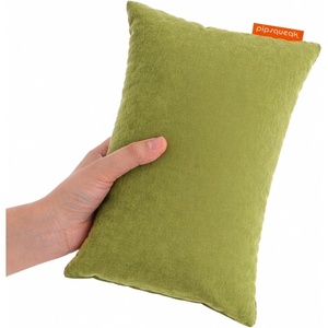 image:imagePipsqueak Microfiber Pillow  Small Mini Tiny  11 x 7 in  Perfect for Travel Cars Airplanes Camping Dogs Toddlers Kids Lumbar Knees and Neck  Ages 2 Yrs and UpOlive