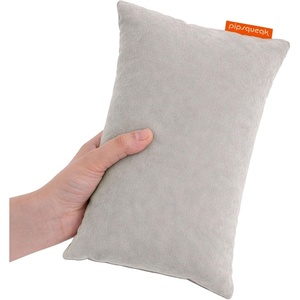 image:imagePipsqueak Microfiber Pillow  Small Mini Tiny  11 x 7 in  Perfect for Travel Cars Airplanes Camping Dogs Toddlers Kids Lumbar Knees and Neck  Ages 2 Yrs and UpGray