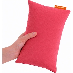 image:imagePipsqueak Microfiber Pillow  Small Mini Tiny  11 x 7 in  Perfect for Travel Cars Airplanes Camping Dogs Toddlers Kids Lumbar Knees and Neck  Ages 2 Yrs and UpRed