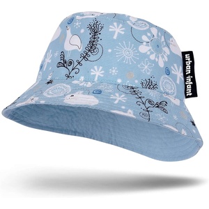 image:imageUrban Infant Toddler Bucket Hat  Girls and Boys Sun Hat  Lightweight and Reversible  Kids Ages 15Bunnies