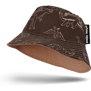image:imageUrban Infant Toddler Bucket Hat  Girls and Boys Sun Hat  Lightweight and Reversible  Kids Ages 15Dinosaurs