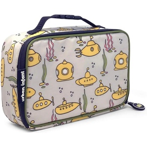 image:imageUrban Infant Yummie Kids Lunch Box Insulated Bag  Toddler Boys and Girls  Perfect for Daycare Preschool Travel Snacks  Allergy Alert Cards  Fits Bento Boxes  BalloonsSubmarines