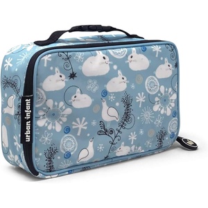 image:imageUrban Infant Yummie Kids Lunch Box Insulated Bag  Toddler Boys and Girls  Perfect for Daycare Preschool Travel Snacks  Allergy Alert Cards  Fits Bento Boxes  BalloonsBunnies