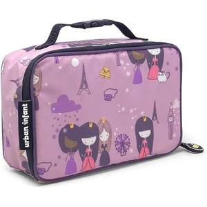 image:imageUrban Infant Yummie Kids Lunch Box Insulated Bag  Toddler Boys and Girls  Perfect for Daycare Preschool Travel Snacks  Allergy Alert Cards  Fits Bento Boxes  BalloonsViolet